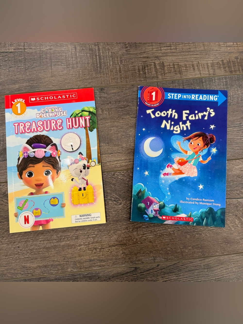 Bundle of 2 Early Reader Children’s Books – Gabby’s Dollhouse & Tooth Fairy